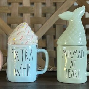 Rae Dunn topper mug lot